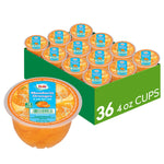 Dole Mandarin Oranges in 100% Juice Snacks, 4oz 12 Cups, Gluten & Dairy Free, Bulk Lunch