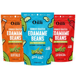 Crunchy Roasted Edamame Beans in Sea Salt, 4 oz, 3 Pack, Low Carb, Gluten-Free, Vegan