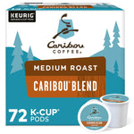 Caribou Coffee Caribou Blend Keurig Single-Serve K-Cup Pods, 72 Count, Medium Roast Coffee