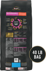 Purina Pro Plan adult salmon and rice dog food for sensitive skin and stomach, 40 lb bag