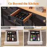 Lifewit Silverware Drawer Organizer Tray for Kitchen Utensil Storage