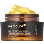 medicube Deep Vitamin C Golden Capsule Face Moisturizer, 1.94 oz, Liposome Capsules For Wrinkles, Skin Radiance, Korean Skin Care