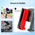 Motorcycle phone mount holder for electric scooter and dirt bike