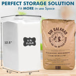 Extra Large Bulk Food Storage Containers with Airtight Lids for Kitchen and Pantry Organization