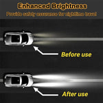 Car Headlight Restoration Polishing Kits with 6.3Fl.Oz Ceramic Coating Spray