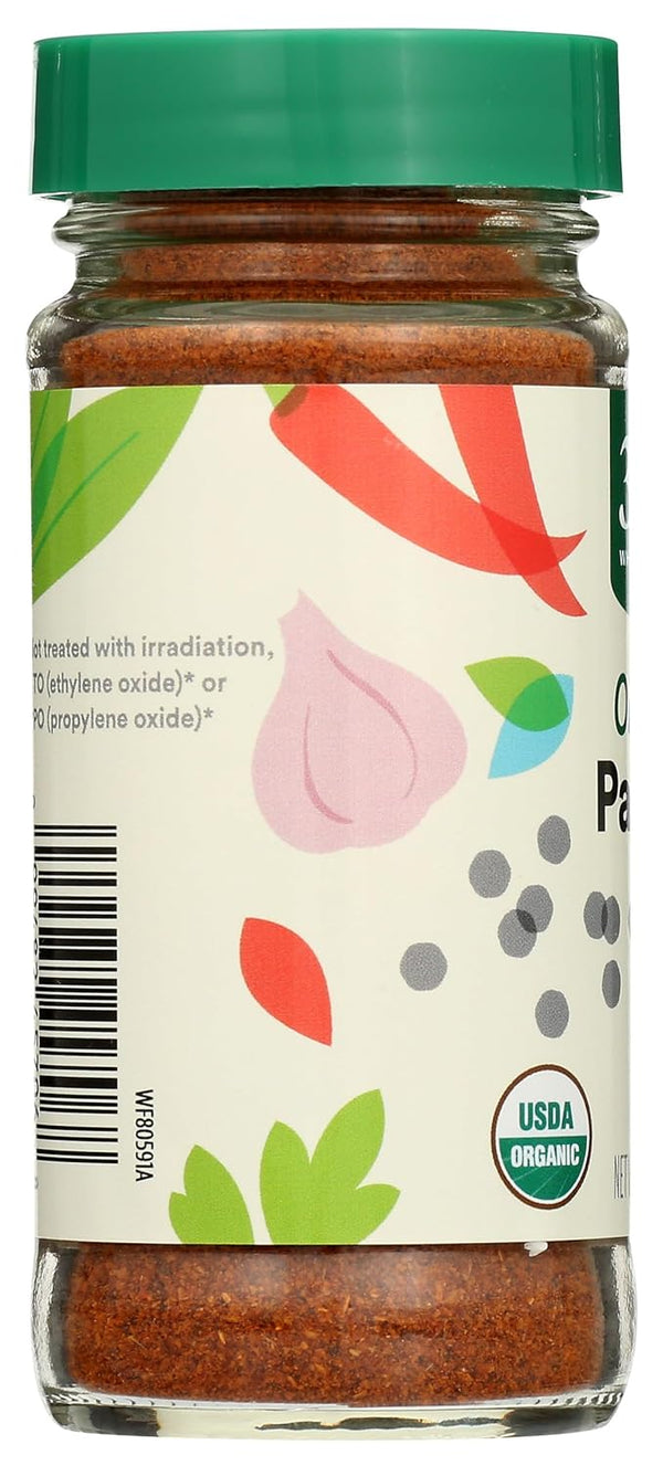 365 by Whole Foods Market, Organic Paprika, Non-GMO, Kosher Certified, 1.69 Ounce Seasoning