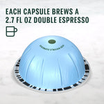 Starbucks Iced Blond Roast Coffee Pods for Nespresso Vertuo Machines, 32-count