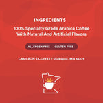 Cameron's Coffee Single Serve Pods, Vanilla Hazelnut, 12 Count, 6 Pack