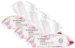 Honest Company Hypoallergenic Baby Wipes for Sensitive Skin, Fragrance-Free, 576 Count (6 Packs of 96)