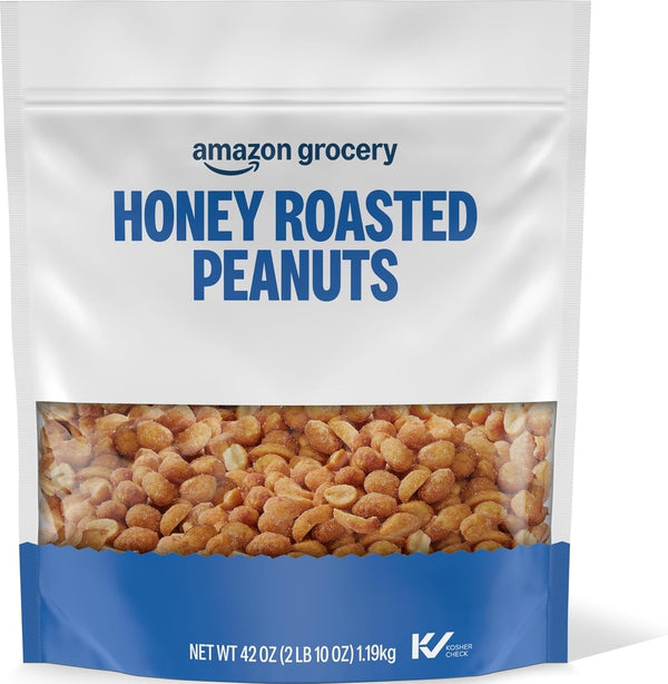 Amazon Grocery, Roasted Peanuts, Roasted & Salted, 44 Oz (Previously Happy Belly, Packaging May Vary)