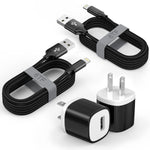 iPhone Charger,2Pack 6FT USB Wall Charger Fast Charging USB Cable Charging Cube Travel Plug Block with 6Foot Fast Cuble Lightning Cable Cord for iPhone 14 13 12 11 Pro Max XS XR X 8 7 SE2022 iPad