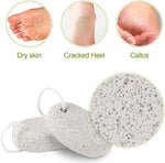 Asqraqo Natural Pumice Stone Pedicure Tools for Foot & Hand Callus Removal