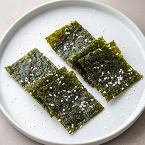 Gimme Seaweed Organic Roasted Seaweed Snacks, 20 Count, Sea Salt Flavor, Keto, Vegan, Gluten-Free
