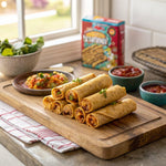 El Monterey Taquitos Flour, Chicken and Cheese Box, 20 Oz, Frozen Mexican Dinner