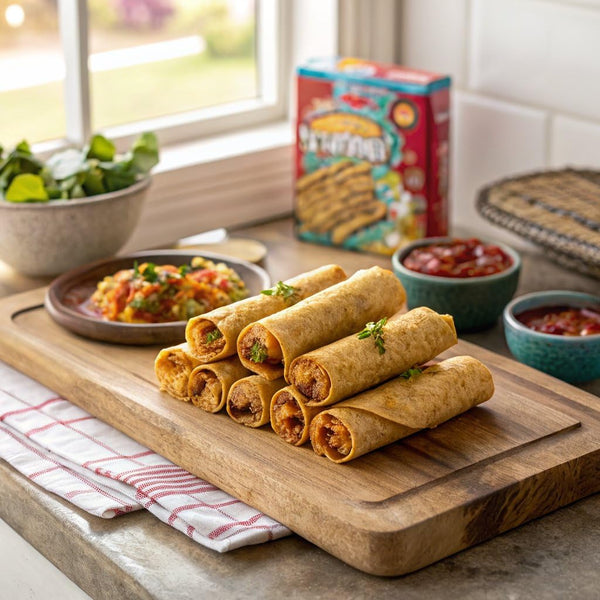 El Monterey Taquitos Flour, Chicken and Cheese Box, 20 Oz, Frozen Mexican Dinner