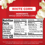 Orville Redenbacher's White Corn Popcorn Kernels, 6g Fiber, 30 oz, Pack of 6