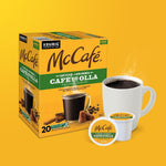 McCafe Cafe Styles of Latin America Cafe de Olla coffee pods, 20 count, dark roast, Arabica beans, kosher, recyclable