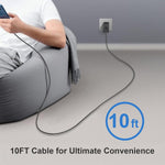 USB C Charger Type C Charger Fast Charging 10FT 45W Samsung Chargers 2-Pack with iPhone Air/17/17 Plus/17 Pro/17 Pro Max/16/16 Plus/16 Pro/16 Pro Max/15/15 Pro Max/iPad Pros/Galaxy S25 S24,Android