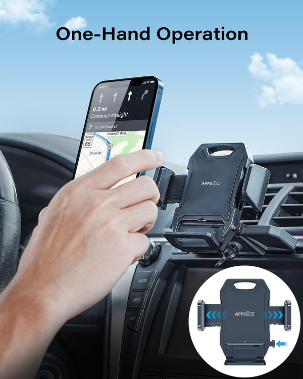 Sturdy CD Slot Phone Mount for Hands-Free Car Phone Holder
