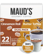 Maud's Original Coffee Pods Variety Pack, 80-count, 9 Assorted Roasts, Compatible with Keurig K Cups Maker