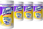 LYSOL Disinfecting Wipes, All Purpose Cleaner, Multi-Surface Antibacterial Cleaning Wipes, Household Cleaning Supplies, Dorm Essentials, Lavender + Mango Scents, 80 ct. (4 Pack)