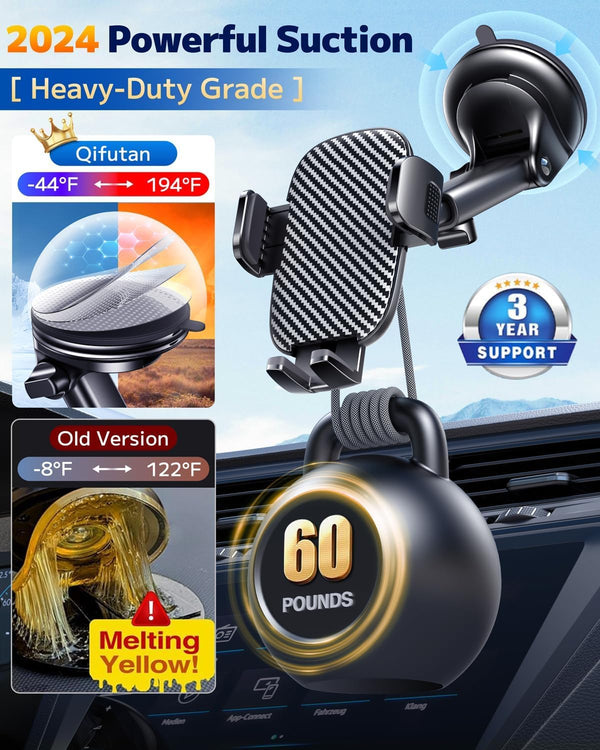 Universal Car Phone Holder Mount for Windshield Dashboard Air Vent