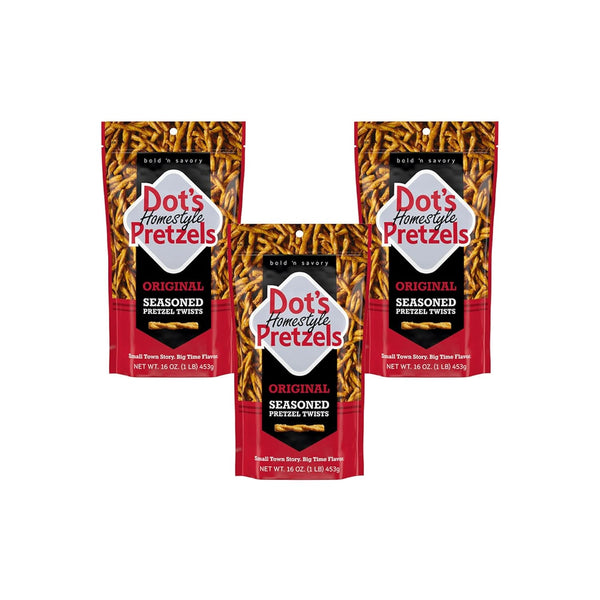 Original Seasoned Pretzel Twist Snack in 16oz Resealable Bag