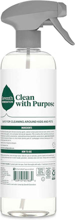 Seventh Generation All Purpose Cleaning Spray Surface Cleaner, Lemon Chamomile Scent, 23 oz, Pack of 4