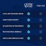 Celtic Sea Salt Fine Ground - Unrefined Mineral Salt, Sustainably Harvested, GMP Certified, Lab Tested
