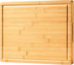 Large 18 inch bamboo cutting board for kitchen use