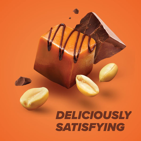 Pure Protein Chocolate Peanut Caramel Bars - 20g Protein, 3g Sugar, 190 Calories, 12 Count, Gluten Free