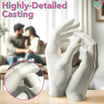 Luna Bean original hand mold kit for couples, valentine's day gifts, engagement gifts, wedding bridal, with premium molding formula, easy to use, 10-minute casting time