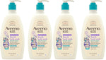 Aveeno Kids Sensitive Skin Face & Body Wash, Oat Extract, Tear-Free, Non-Drying, 18 fl oz Pump Dispenser