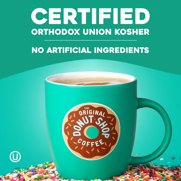 Original Donut Shop Keurig Medium Roast K-Cup Pods, 72 Count, Kosher Certified