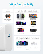 Anker Laptop Charger, Compact and Foldable 100W USB C Charger for MacBook Air, Samsung Galaxy, iPhone 17/16 Series, iPad Pro, and More(5FT USB C Cable Included)