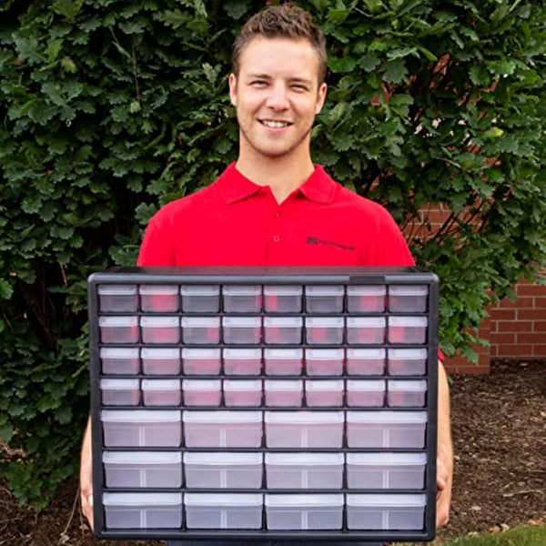 Akro-Mils 44-Drawer Plastic Storage Cabinet for Garage Organization and Classroom Essentials