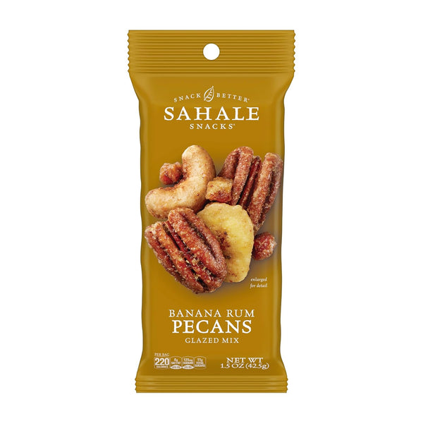 Sahale Snacks Glazed Mix Nut Blend Variety Pack, 12 Total Packs, 1.5 Oz Grab & Go Bags
