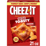 Cheez-It Extra Toasty Baked Snack Crackers Family Size 21oz Box