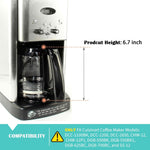 12-Cup Replacement Glass Coffee Carafe for Cuisinart Coffee Makers