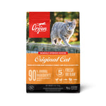 Orijen grain-free high protein premium dry cat food original recipe, 4lb bag, fresh and raw ingredients