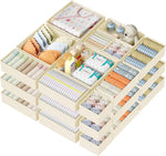 18-pack drawer organizer for nursery and bedroom storage