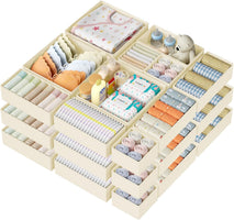 18-pack drawer organizer for nursery and bedroom storage