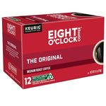 eight o'clock coffee the original, medium roast, keurig k-cup pods, 72 count, kosher