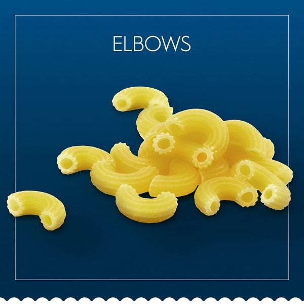 Barilla Elbows Pasta, 16 oz. Box (Pack of 8) - Non-GMO, Made with Durum Wheat Semolina - Kosher Certified