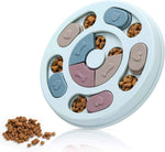 DR CATCH Interactive Dog Puzzle Toy for IQ Training, Mental Enrichment, and Fun Treat Dispensing (Blue)