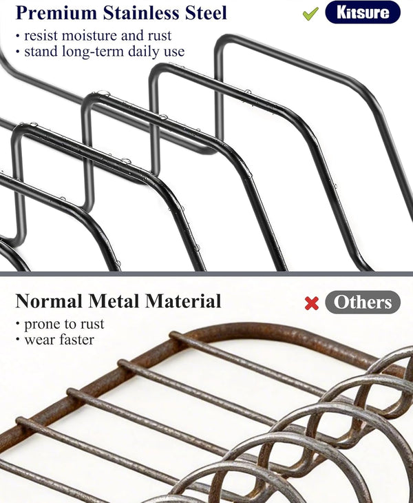 Kitsure Large Dish Drying Rack with Extendable Design for Kitchen Countertops