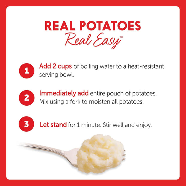 Idahoan® Buttery Homestyle® Mashed Potatoes, 4 oz Pack of 12