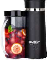 HomeCraft 3-Quart Stainless Steel Café Iced Tea and Coffee Brewing System