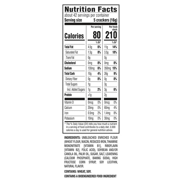Ritz Original Crackers Party Size 23.7 Ounce 16 Count Snack