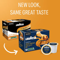 Lavazza Costiera Gran Aroma single-serve Keurig K-Cup pods, light roast coffee, 60-count box